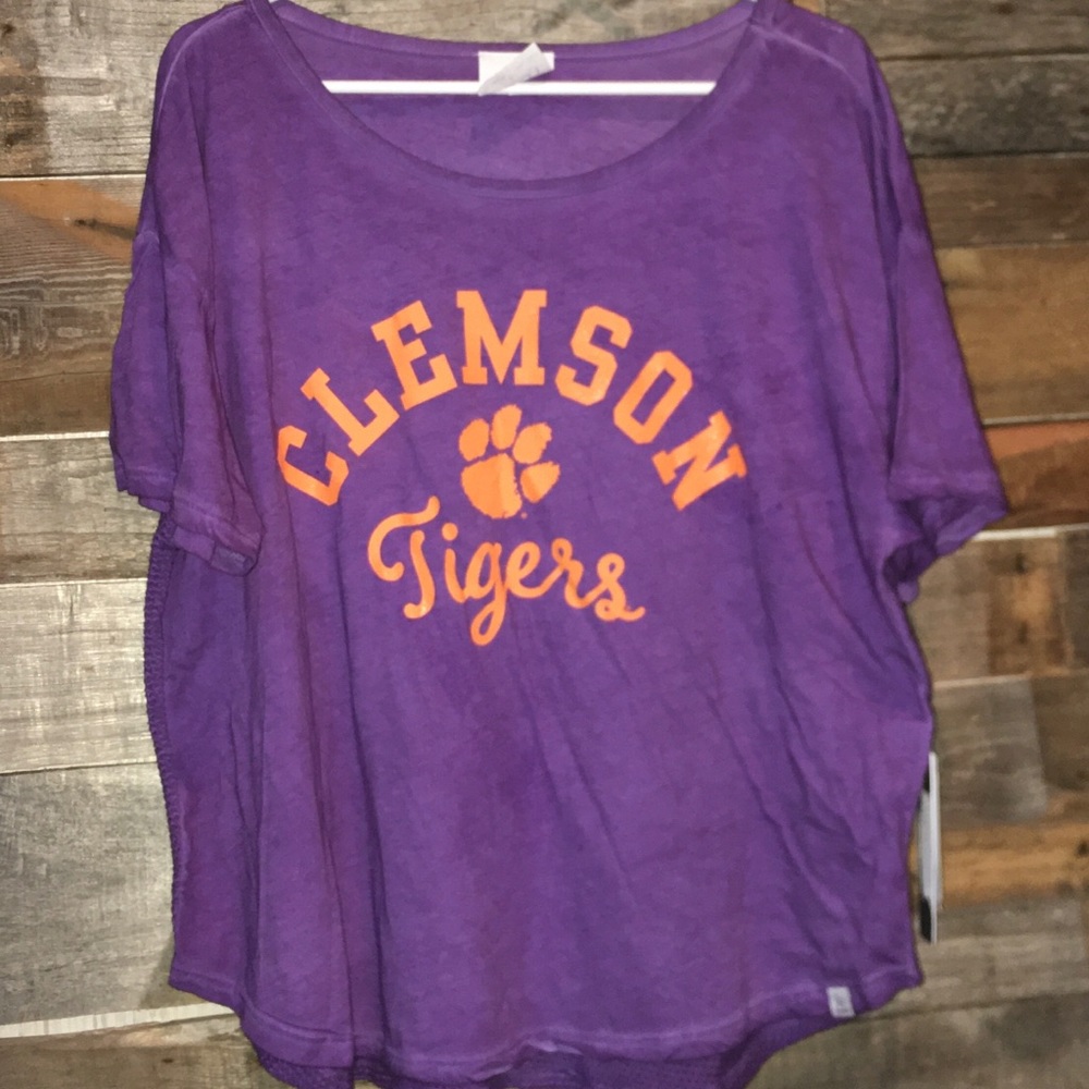 NWT Clemson 🧡💜 Tigers Jersey T-shirt🐯🏈